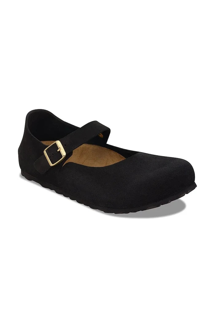 Birkenstock балеринки от велур Mantova