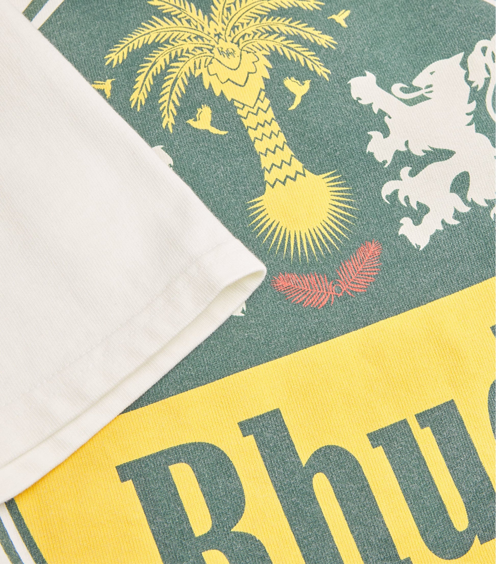 Cotton Tabaco Print T-Shirt