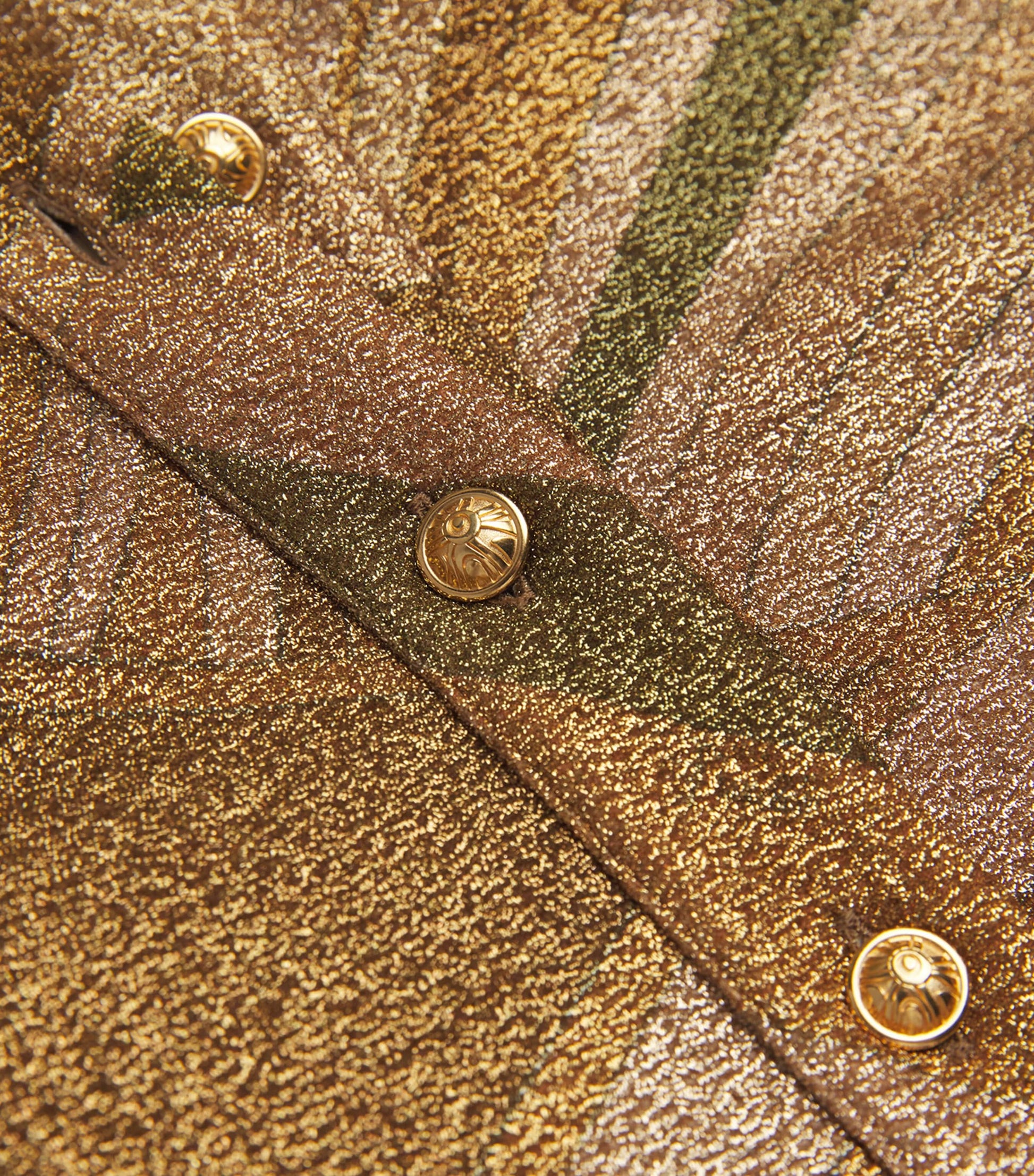 Pucci Gold Lamé Iride Print Maxi Dress