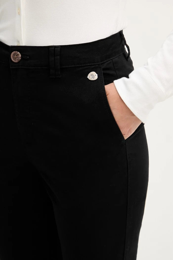 U.S. Polo Assn. pamuklu elastanlı kadın chino pantolon Chino