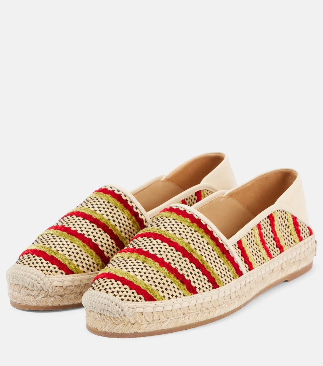 Manolo Blahnik - Espadra raffia espadrilles