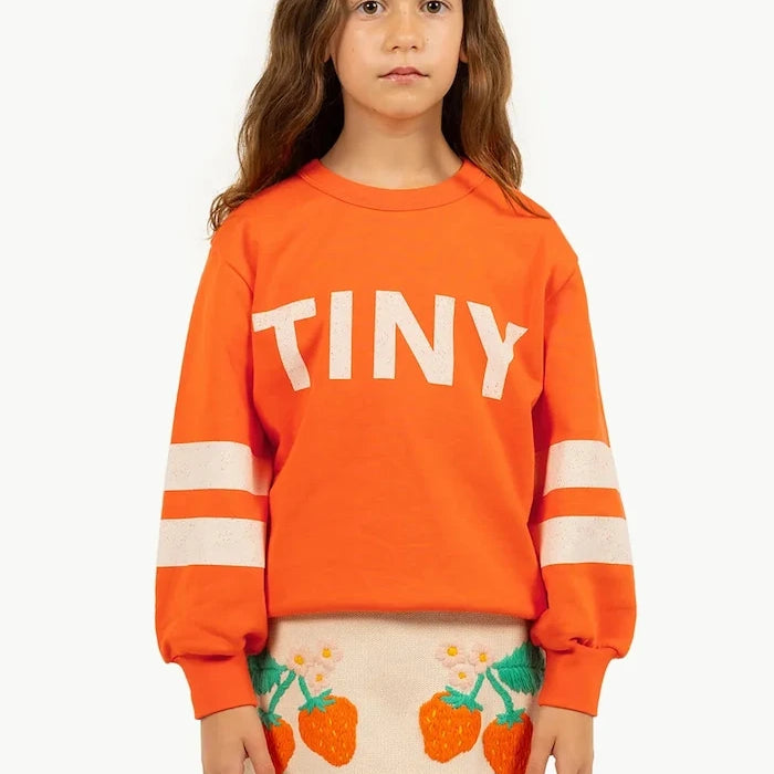 Детски памучен суичър Tinycottons STRIPES LOGO SWEATSHIRT
