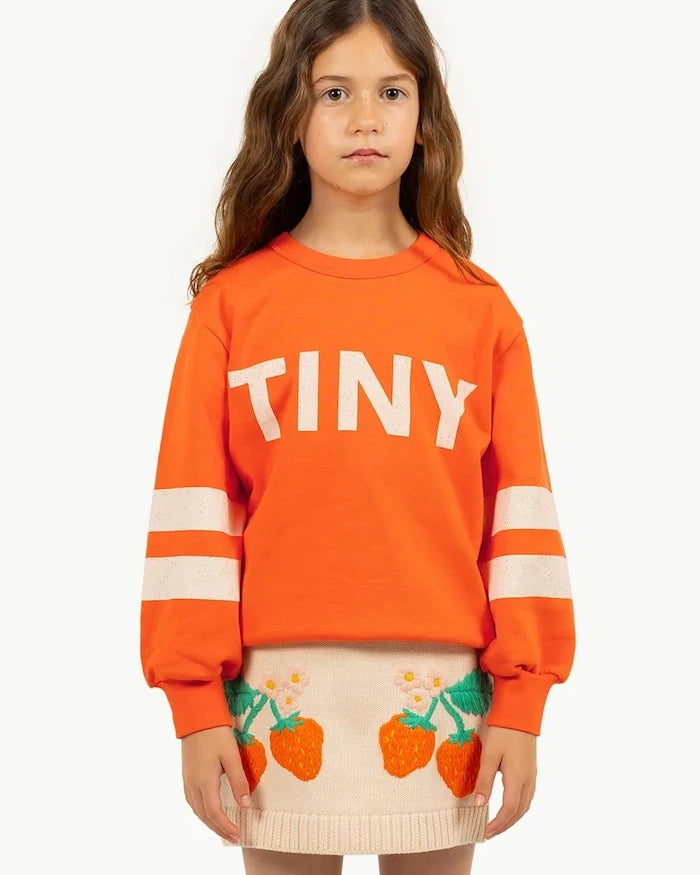 Детски памучен суичър Tinycottons STRIPES LOGO SWEATSHIRT