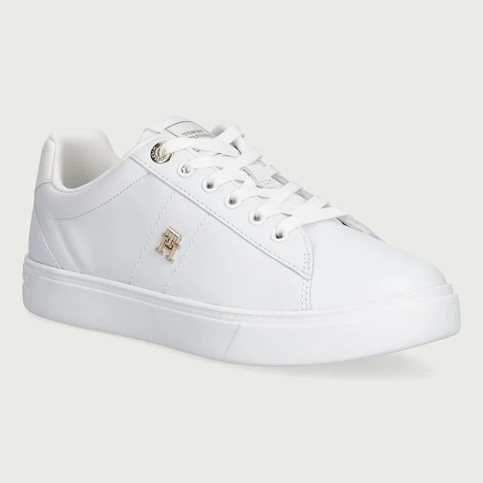 ESSENTIAL ELEVATED COURT SNEAKER kadın deri spor ayakkabı