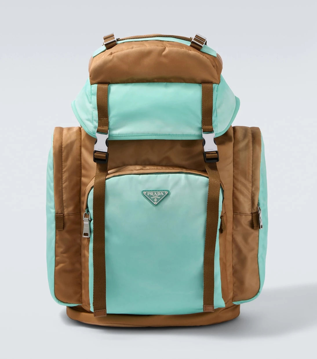 Prada - Large Re-Nylon and Saffiano leather backpack