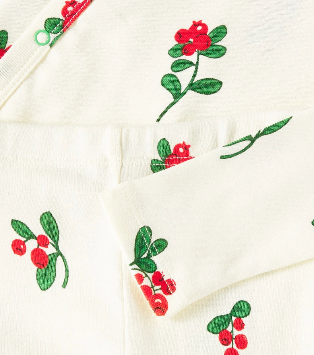 Mini Rodini - Baby Lingonberries cotton bodysuit and pants set
