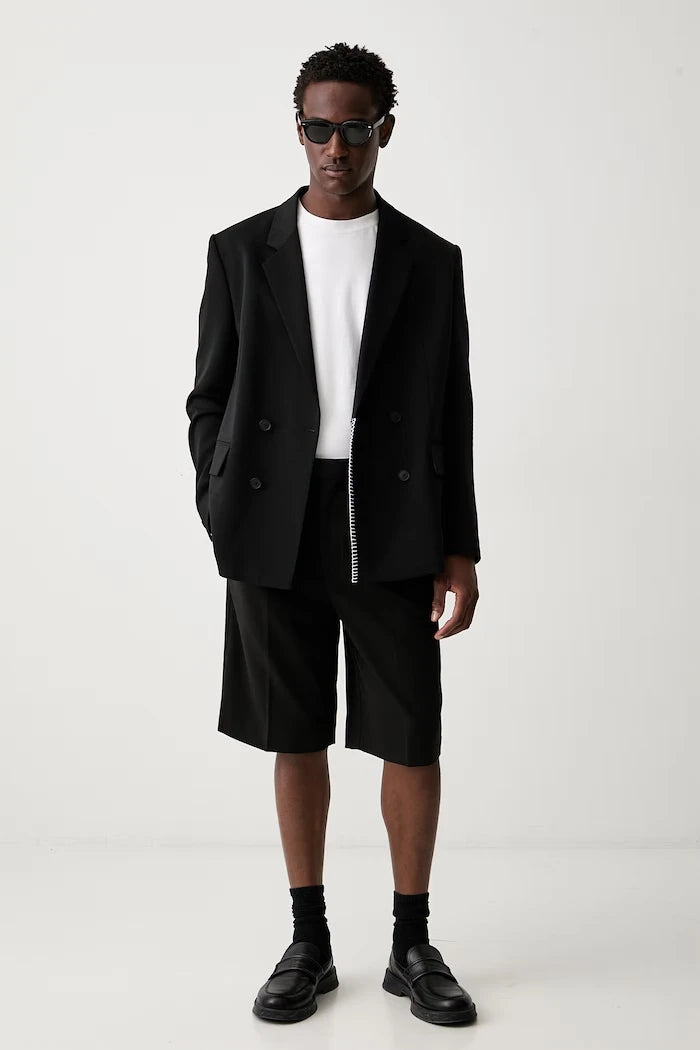 HUGO erkek çift düğmeli yünlü blazer Karlo262F1X