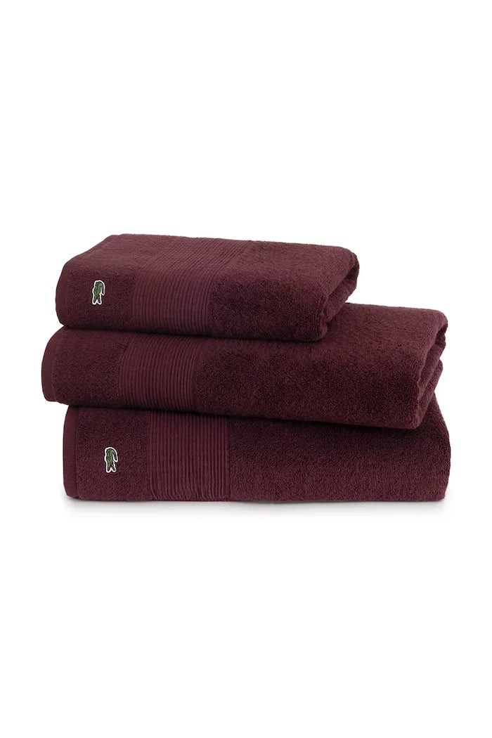 Lacoste L LECROCO Bordeaux Pamuk Havlu 70 x 140 cm