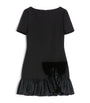Valentino Black Wool-Silk Mini Dress