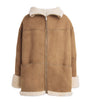 Toteme Beige Shearling Signature Jacket
