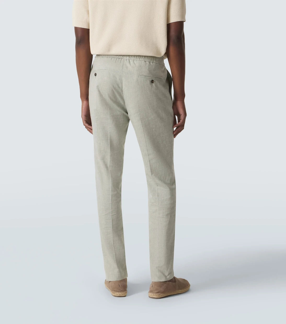 Slowear - Linen wool and silk tapered pants