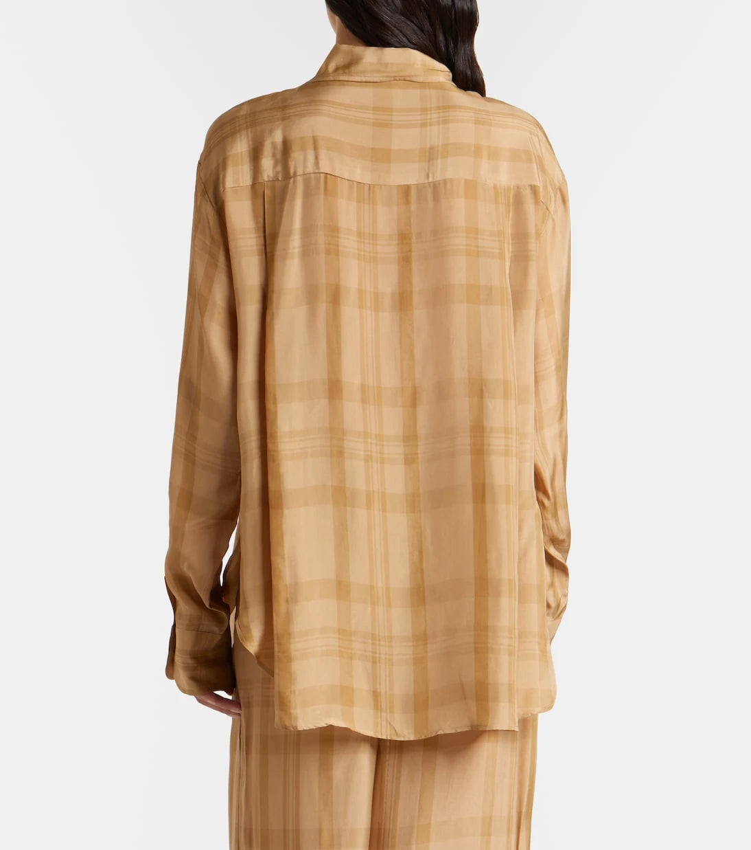 The Frankie Shop - Peri checked twill shirt