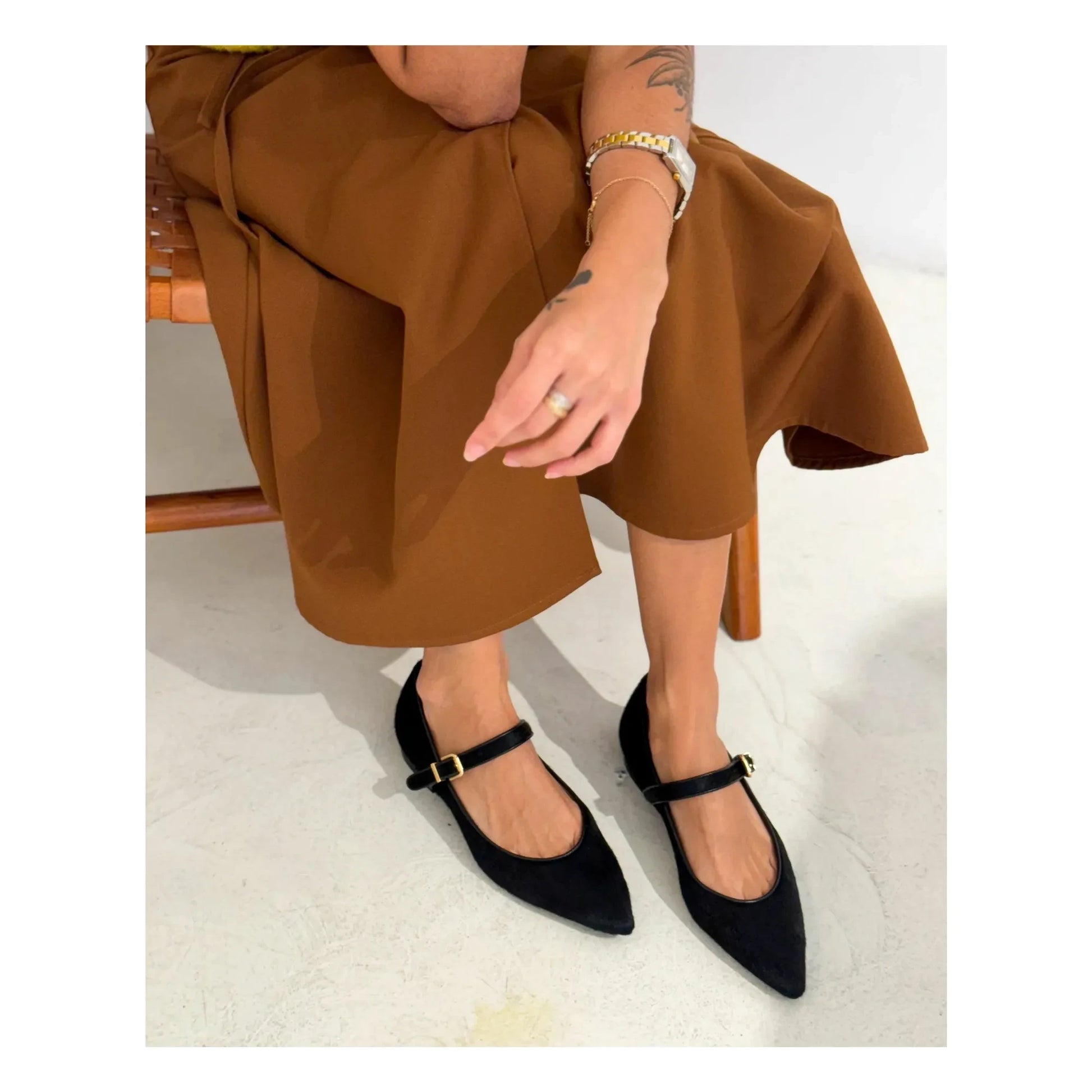 Lachoix - Mary Jane Calfskin | Black