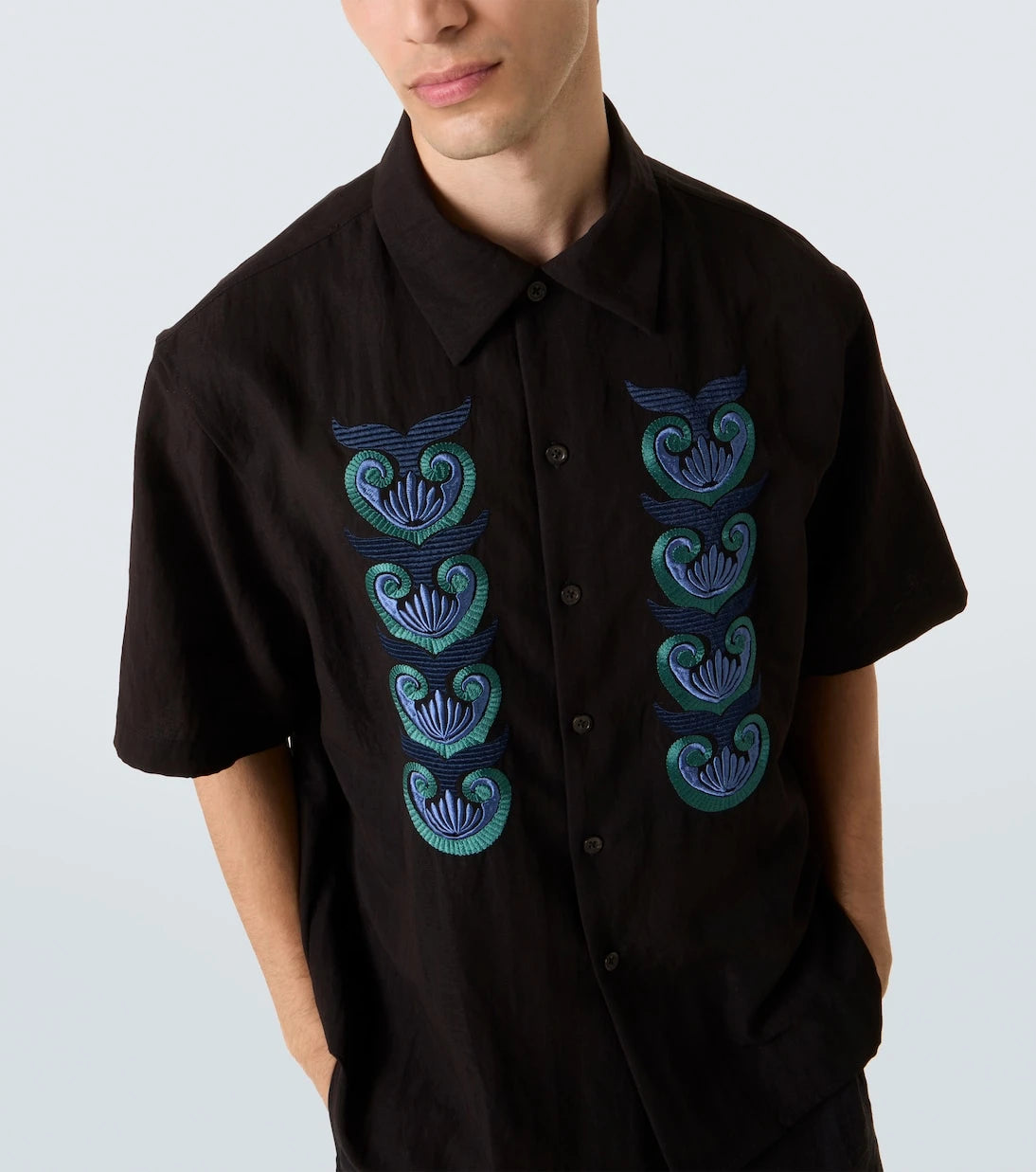 Commas - Embroidered shirt