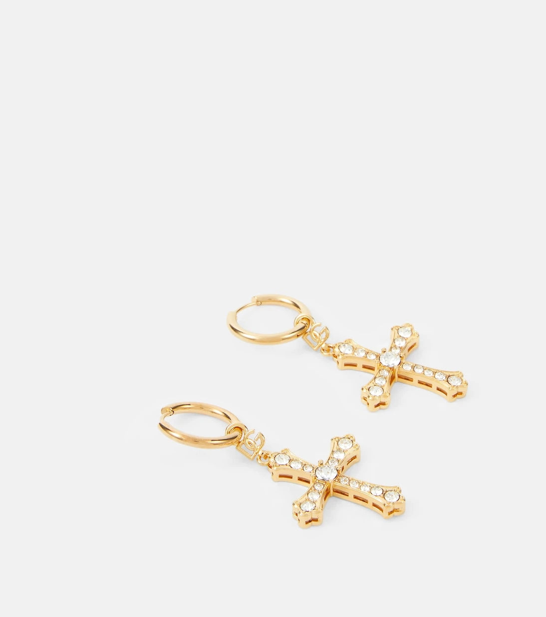 Dolce&Gabbana - Crystal-embellished drop earrings