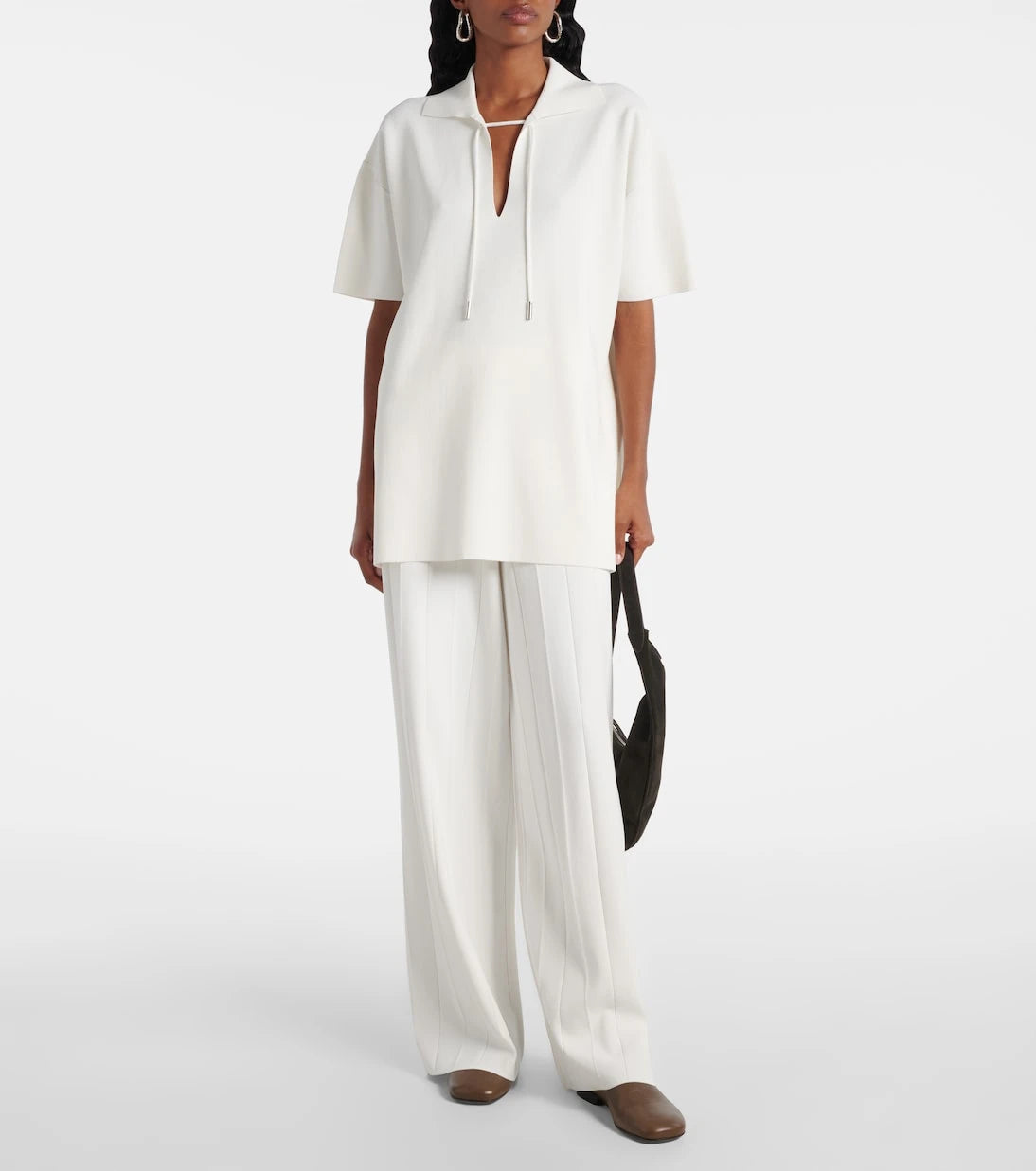 Max Mara - Poltava crêpe top