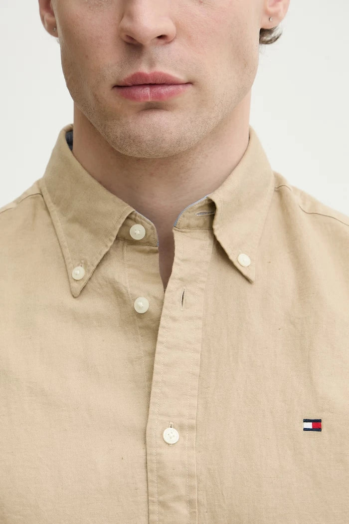 Tommy Hilfiger erkek keten gömlek
