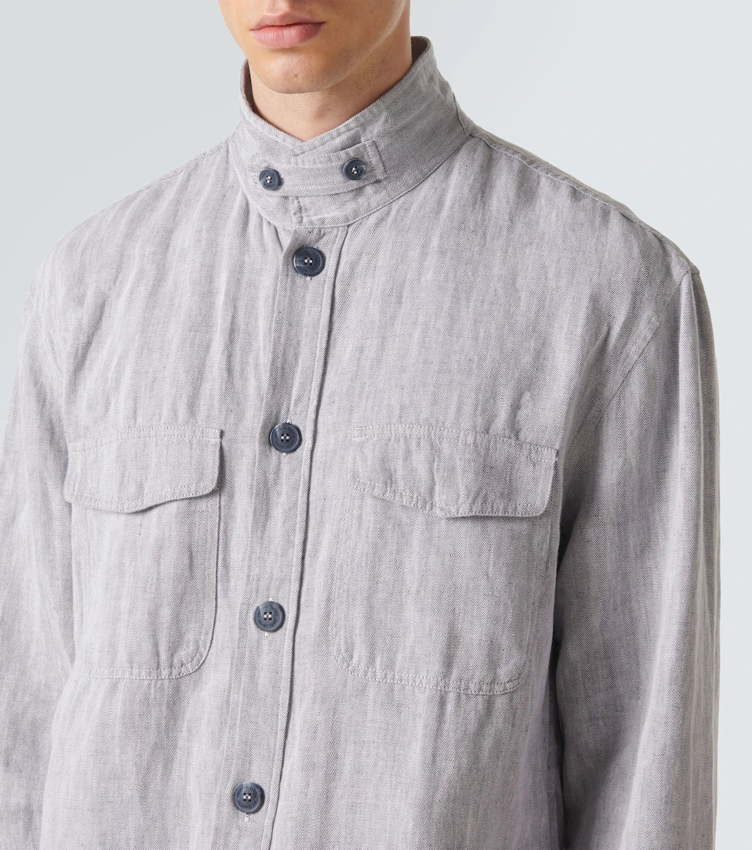 Frescobol Carioca - Nuno cotton and linen overshirt