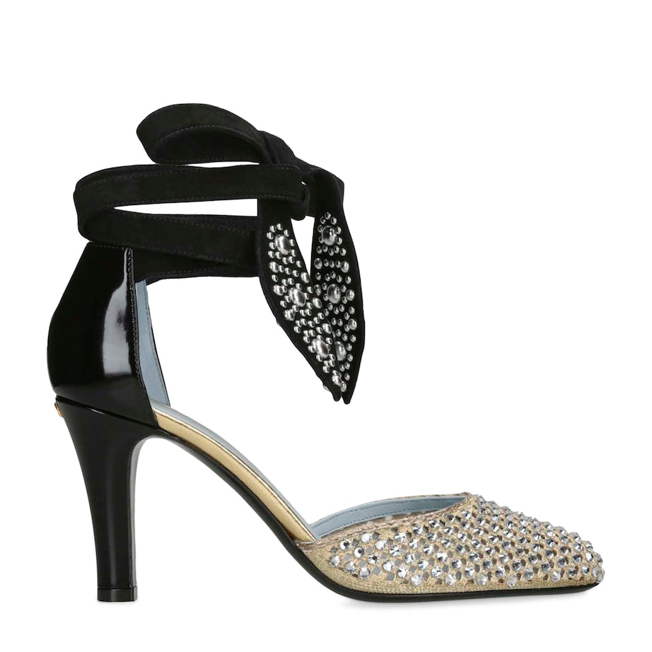 Valentino Garavani Multi Leather FolieFoliage Dorsay Pumps 85