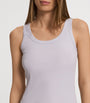 Hanro Purple Cotton Tank Top
