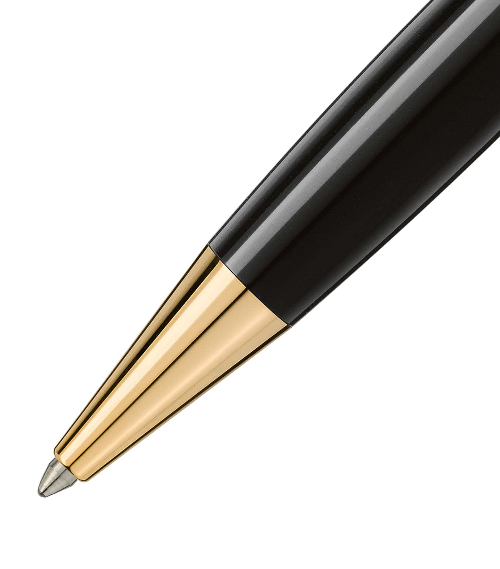 Montblanc Gold-Plated Meisterstuck Classique Black Ballpoint Pen