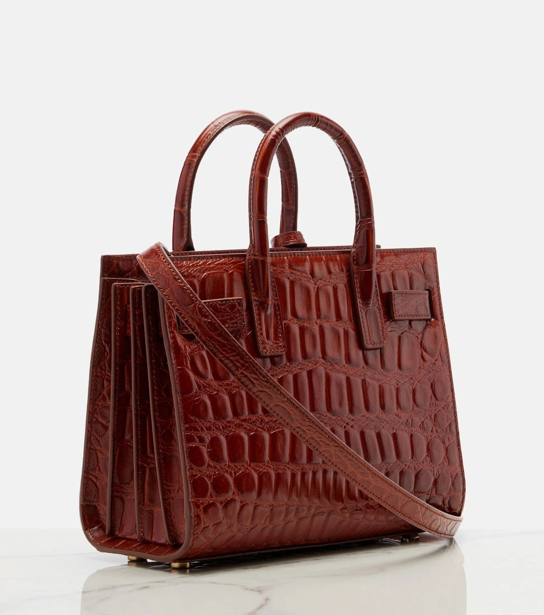 Saint Laurent - Sac De Jour Nano leather top-handle bag