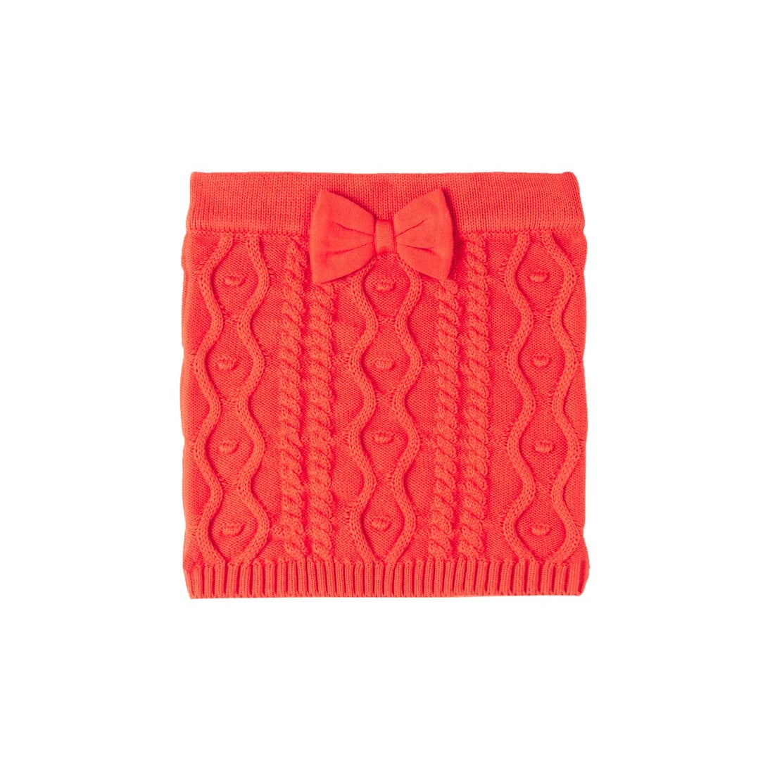 Mini Rodini - Bow-detail knitted cotton skirt