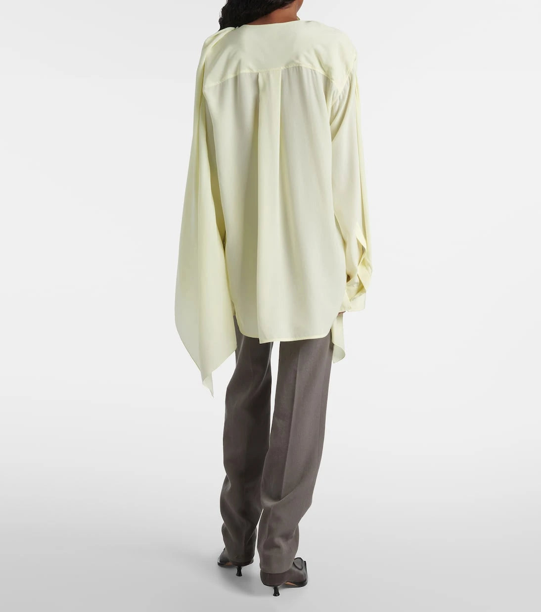 Calvin Klein Collection - Kiki draped silk blouse