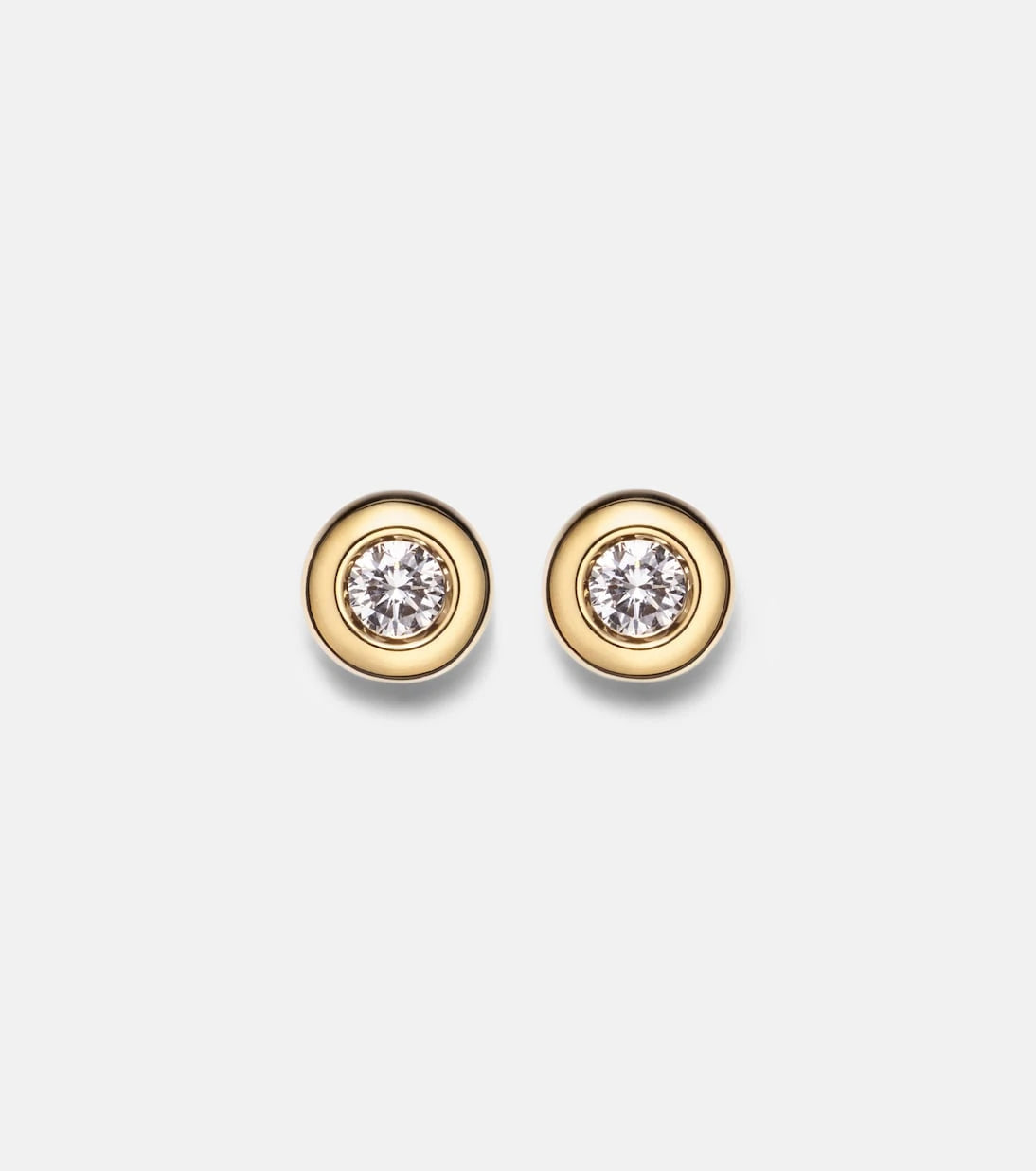 David Yurman - Pavé 18kt gold earrings with diamonds