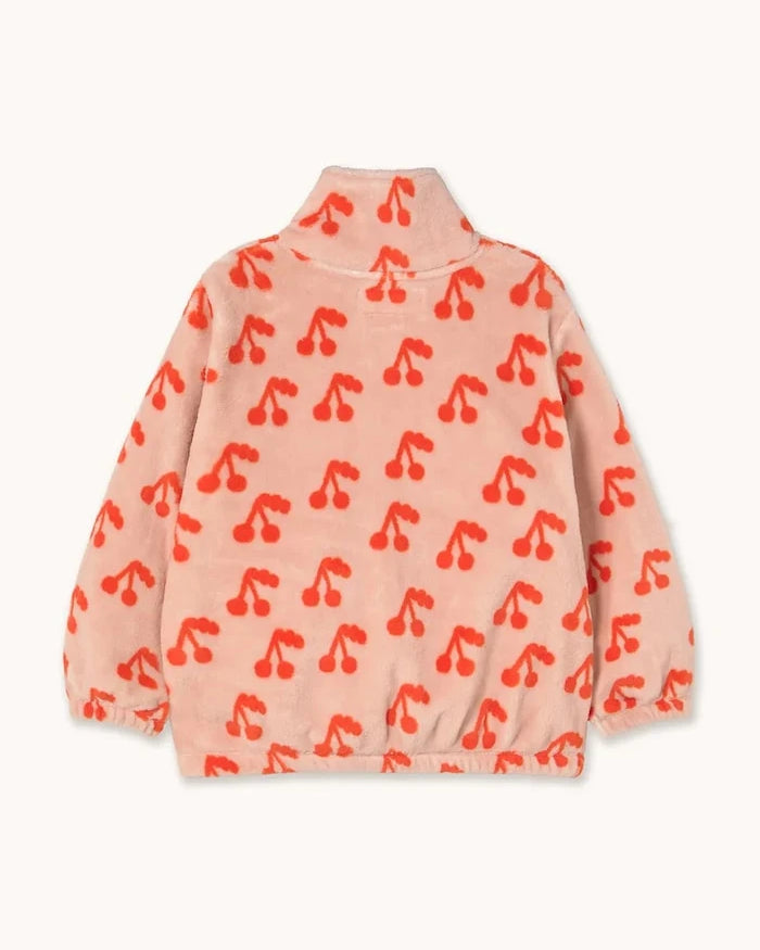Детско яке Tinycottons CHERRIES POLAR JACKET