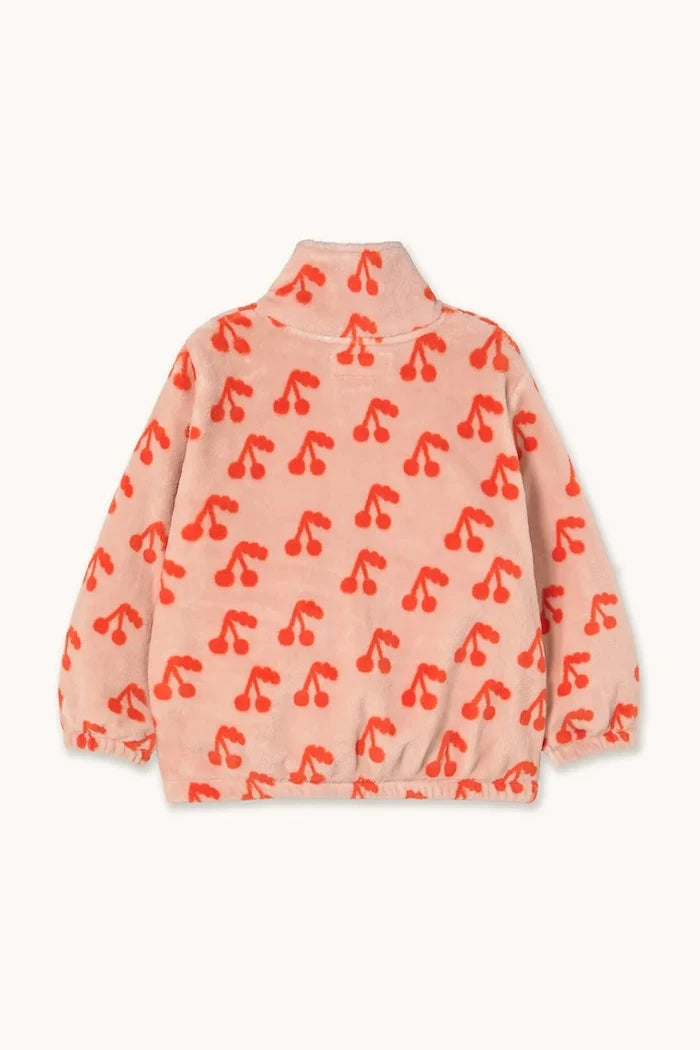 Детско яке Tinycottons CHERRIES POLAR JACKET