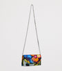 Christian Louboutin Multi Loubi54 Satin Printed Clutch Bag