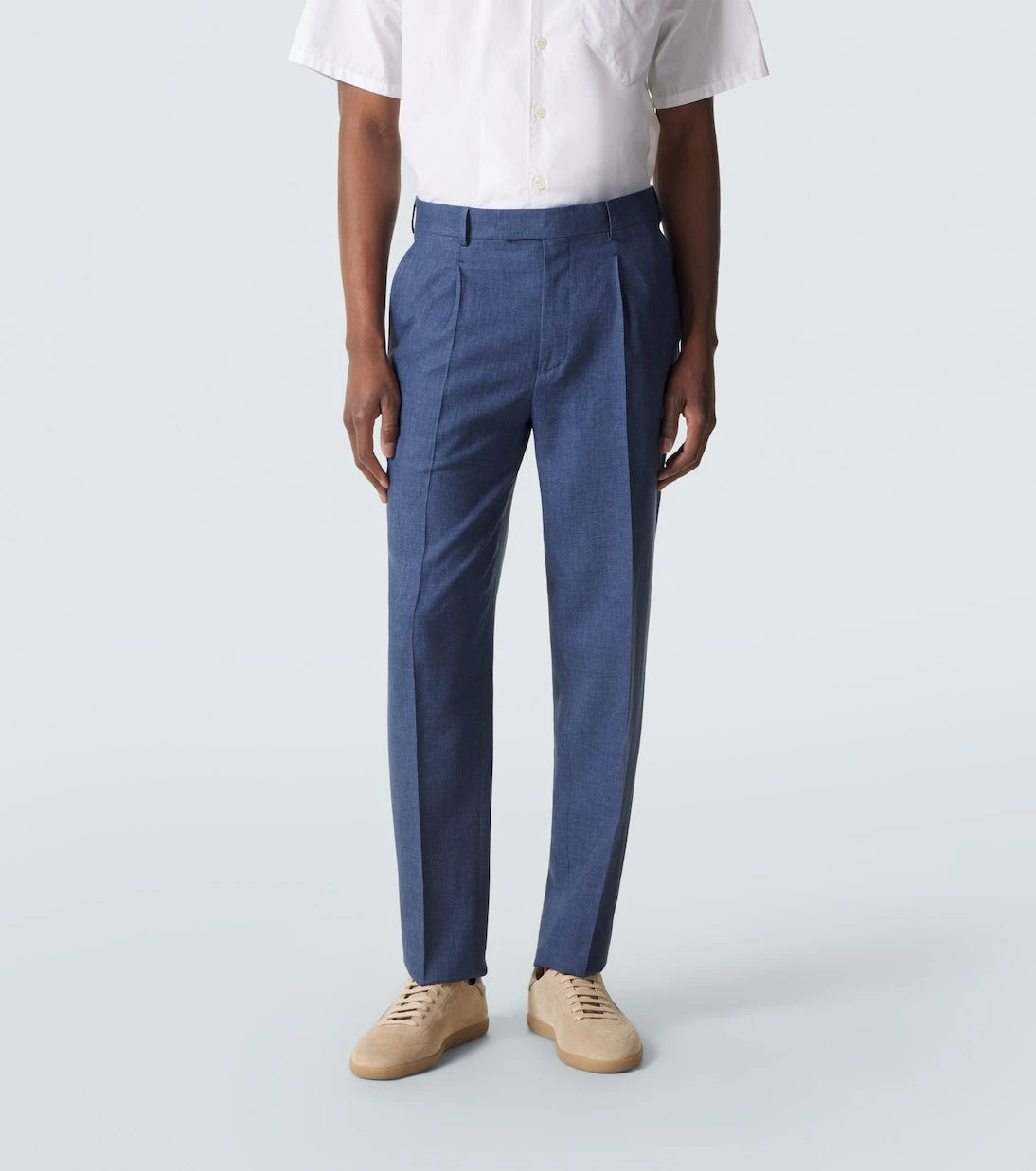 Zegna - Linen slim pants