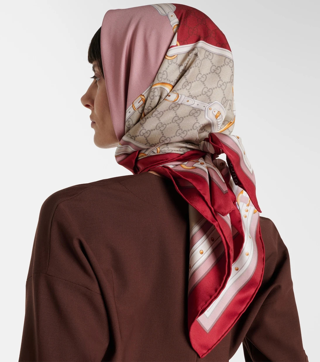 Gucci - New Majo silk twill scarf