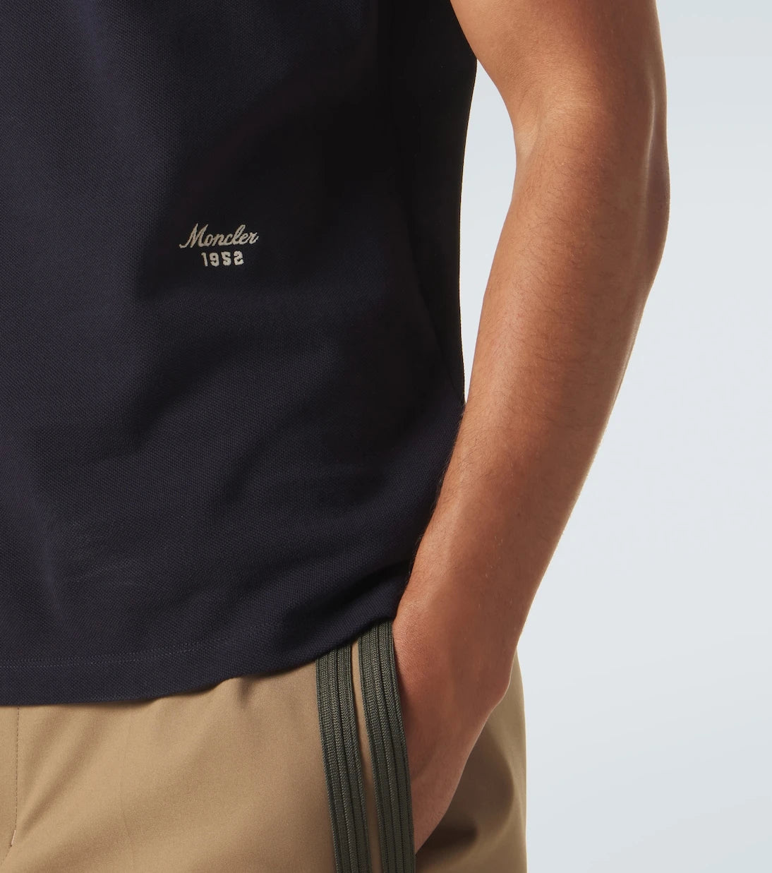 Moncler - Cotton piqué polo shirt