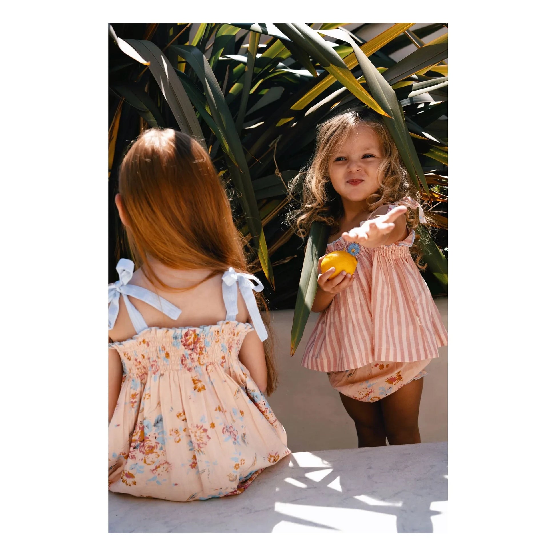 Lilinoa - Babette Fleurie Smocked Dress | Peach