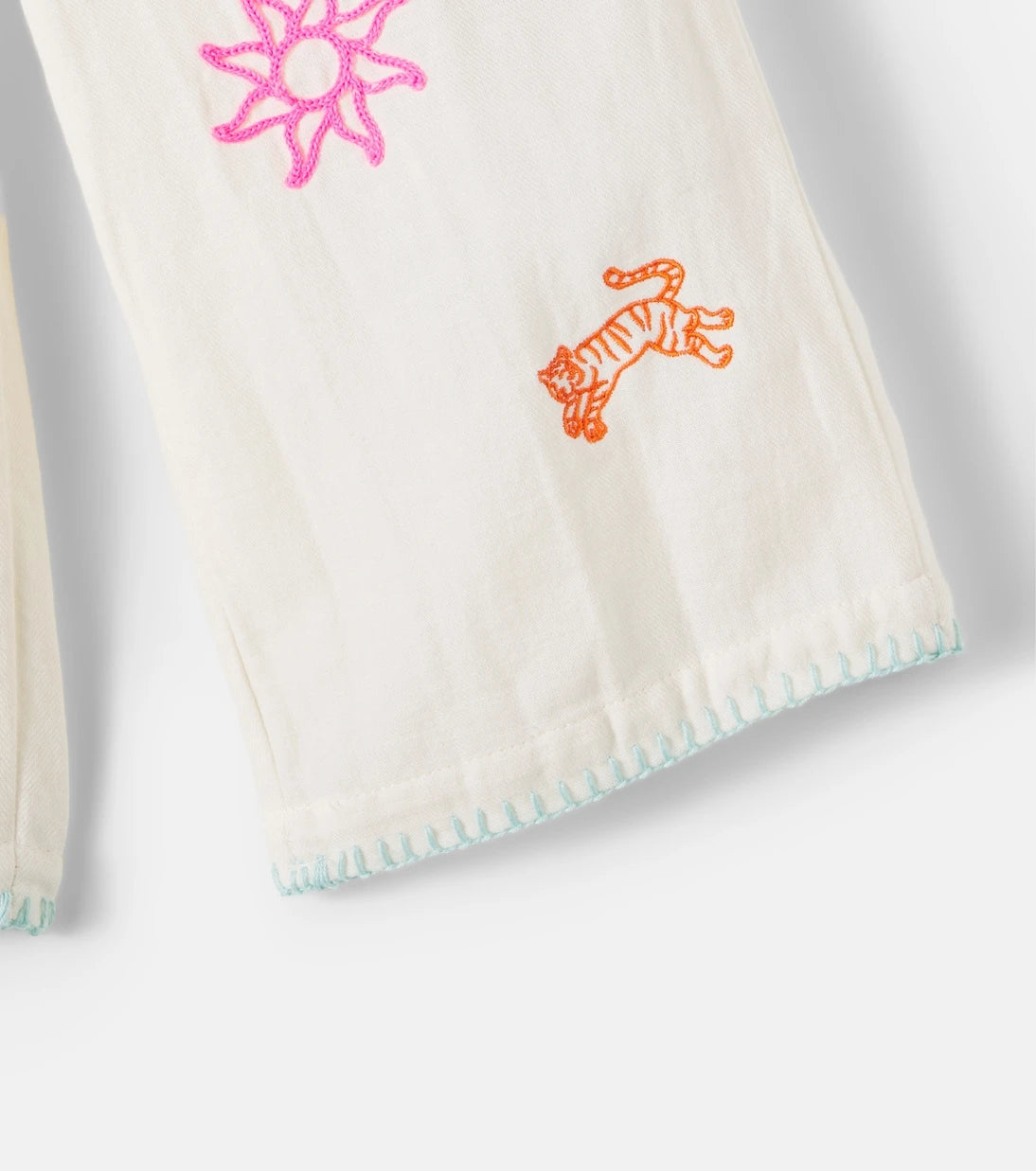 Molo - Alfie embroidered cotton pants