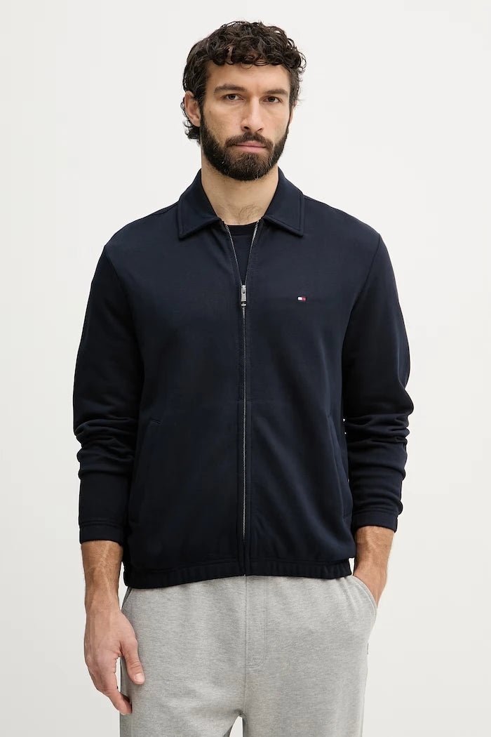 Tommy Hilfiger Суичър с цип мъжки памучен
