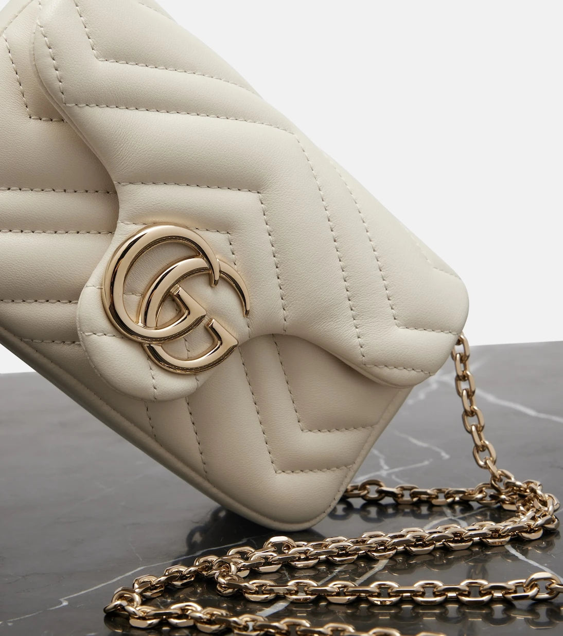 Gucci - GG Marmont Mini leather shoulder bag