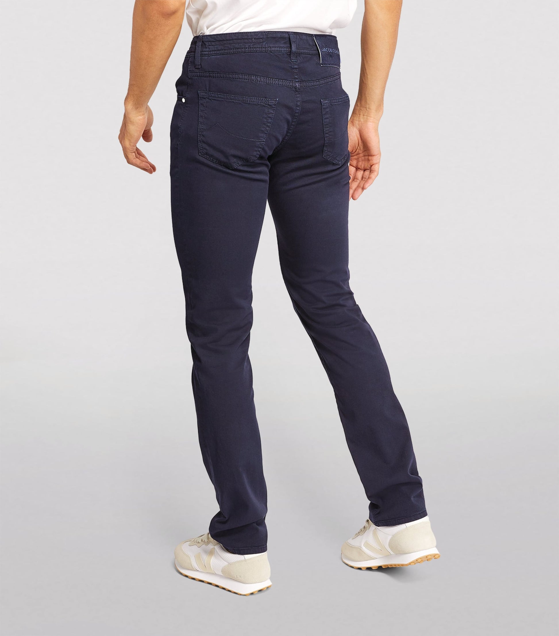 JACOB COHËN Cotton-Rich Slim Trousers
