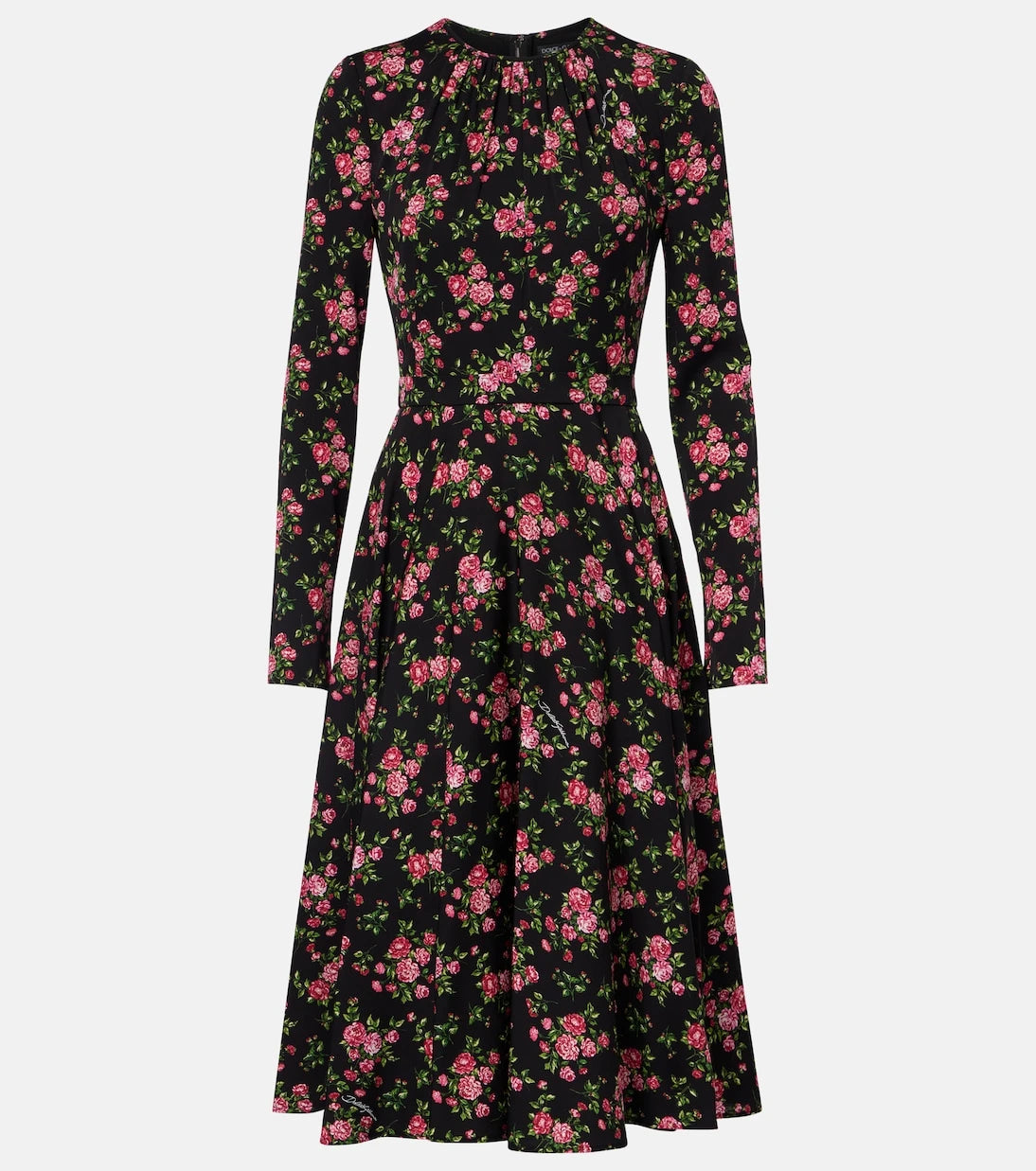 Dolce&Gabbana - Floral silk-blend midi dress