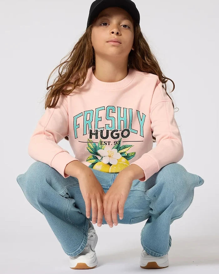 Çocuk HUGO sweatshirt