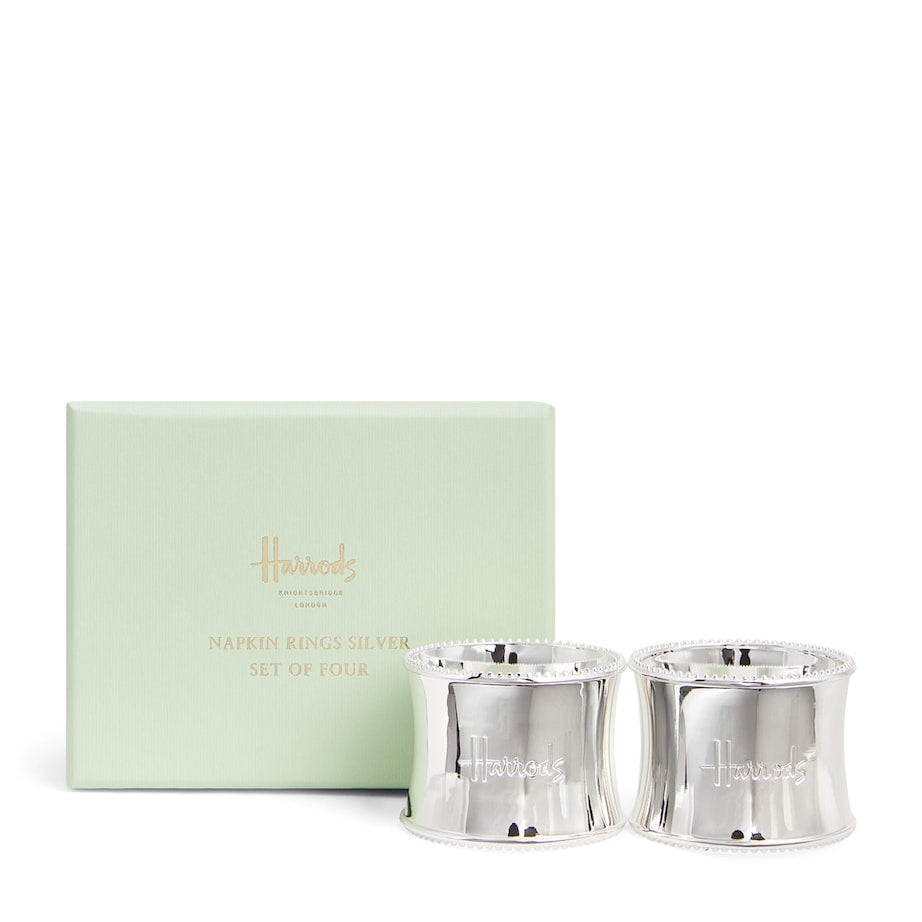 Stainless Steel Napkin Rings (Set of 4)