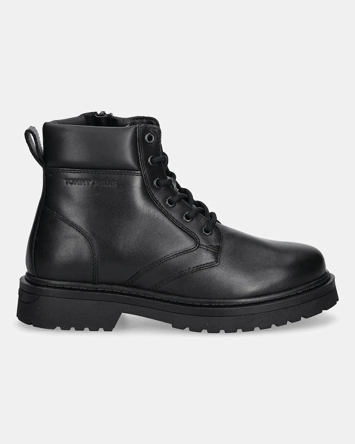 Tommy Jeans TJM LACE UP BOOT Deri Kışlık Bot