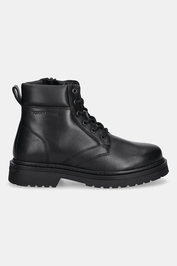 Tommy Jeans TJM LACE UP BOOT Deri Kışlık Bot
