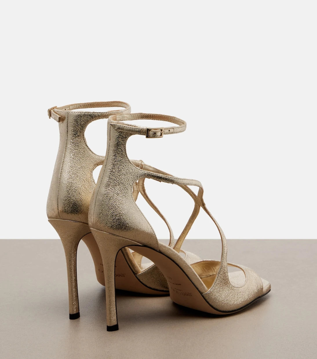 Jimmy Choo - Azia metallic sandals