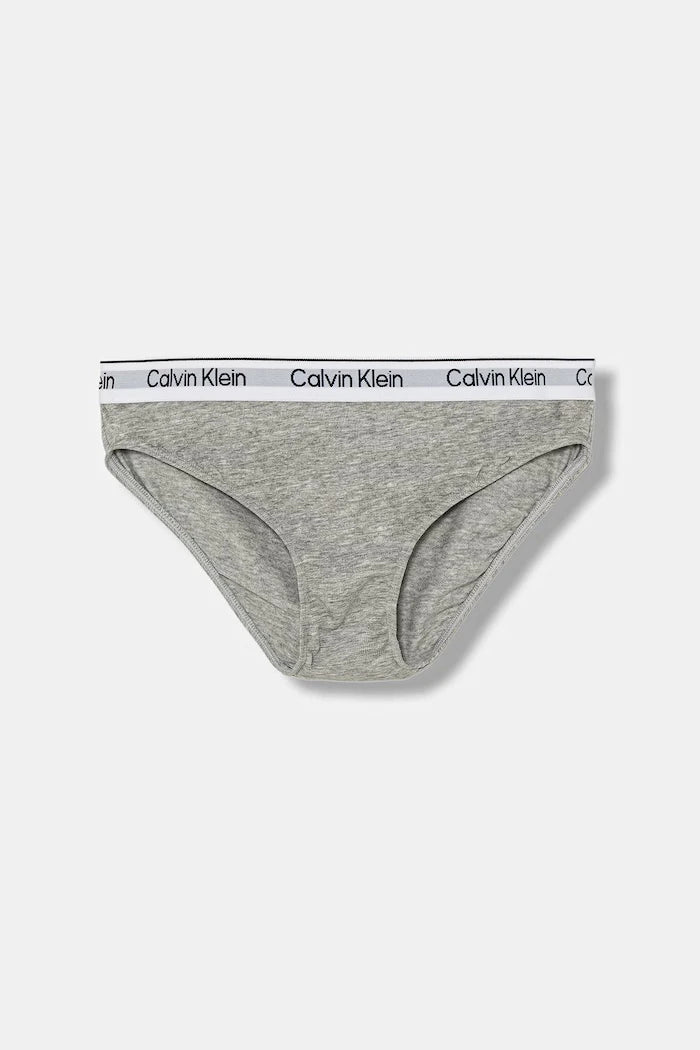 Calvin Klein Underwear çocuklar için pamuklu elastan bikini külot 2'li