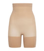 Skims Seamless Sculpt Mid-Thigh Shorts CLAY
