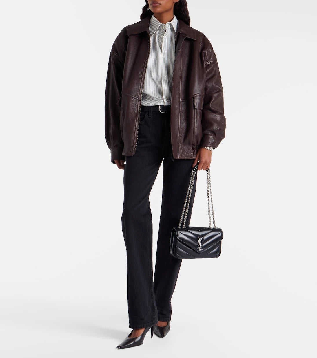 Saint Laurent - Loulou Small leather shoulder bag