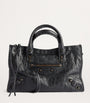 Balenciaga Black Small Leather Le City Top-Handle Bag